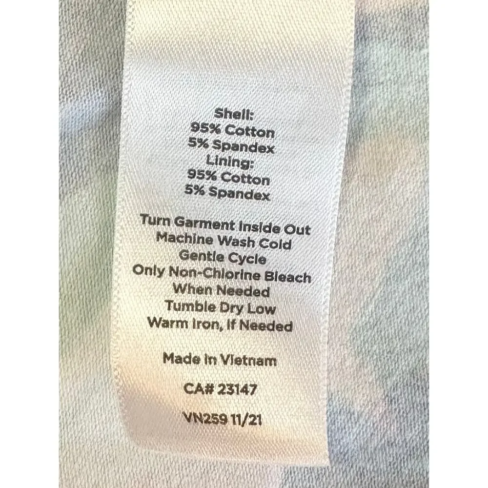 2/$15 T by Talbots Floral Everyday Stretch Skort Petite Size P - Picture 9 of 10